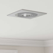 Spotlights com holofotes 6 pcs Prateado 9 x 9 x cm Alumínio