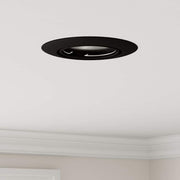 Spotlights com holofotes 6 pcs Preto 9 x 9 cm Metal