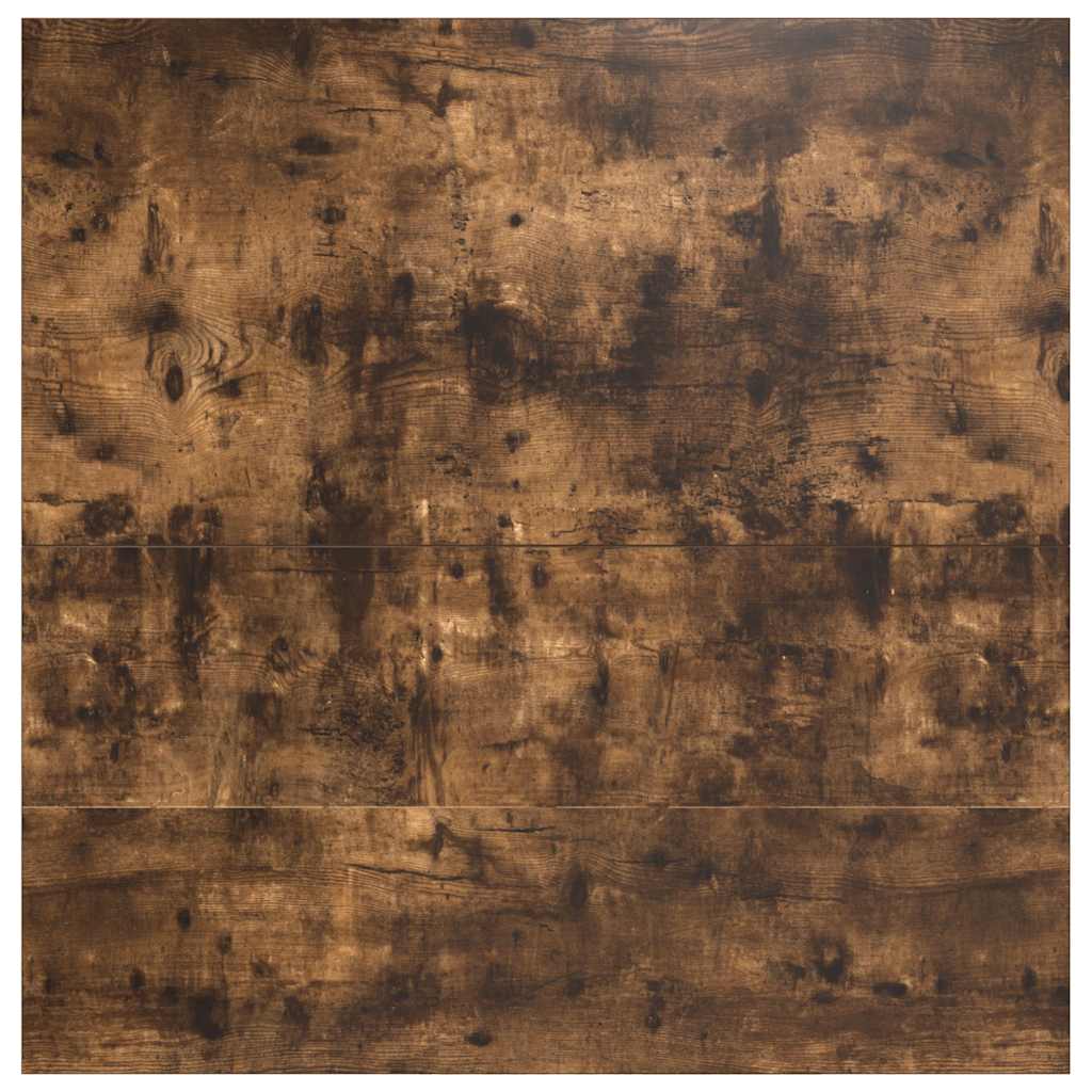 Mesa de centro com gavetas 70,5x70x40 cm carvalho fumado