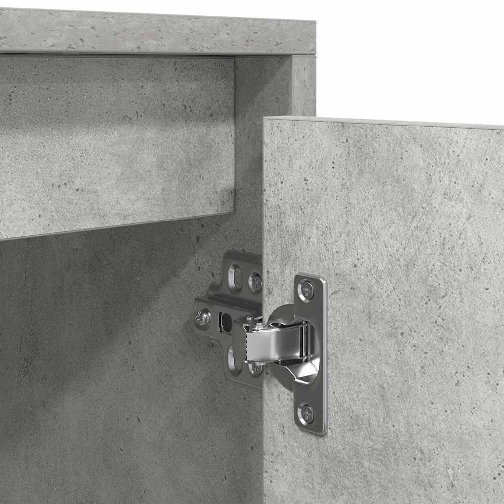 Móvel de TV 188,5x41x50 cm derivados madeira cinzento cimento