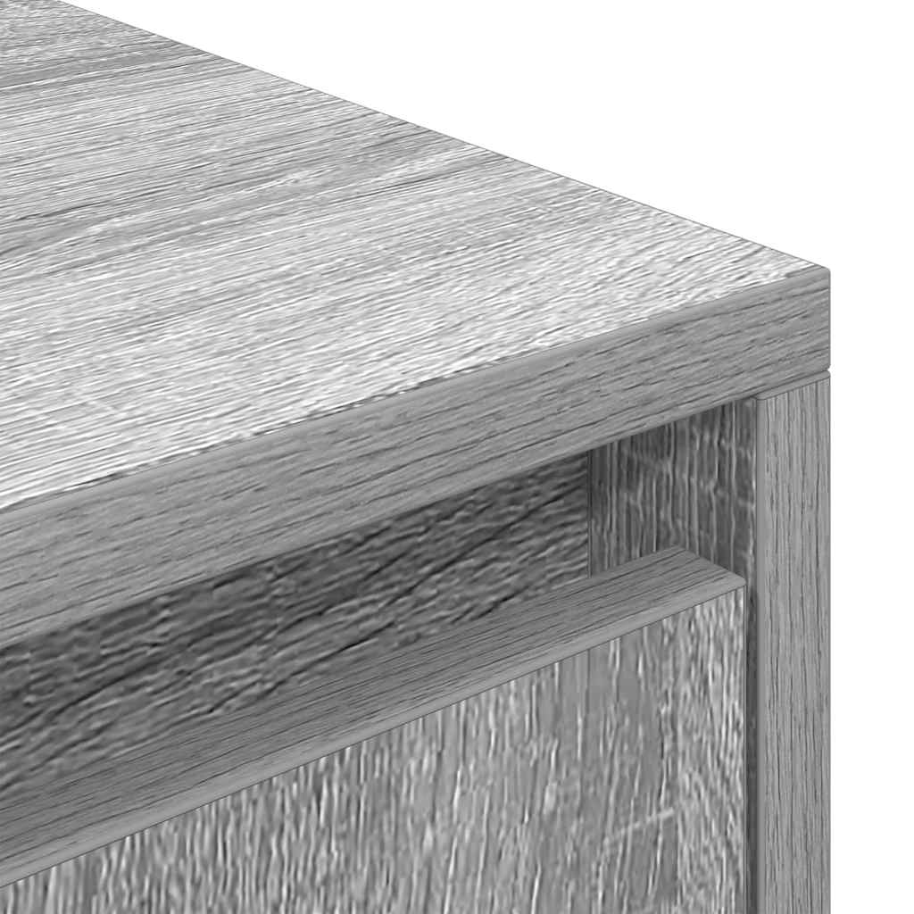 Móvel de TV 188,5x41x50 cm derivados de madeira cinzento sonoma