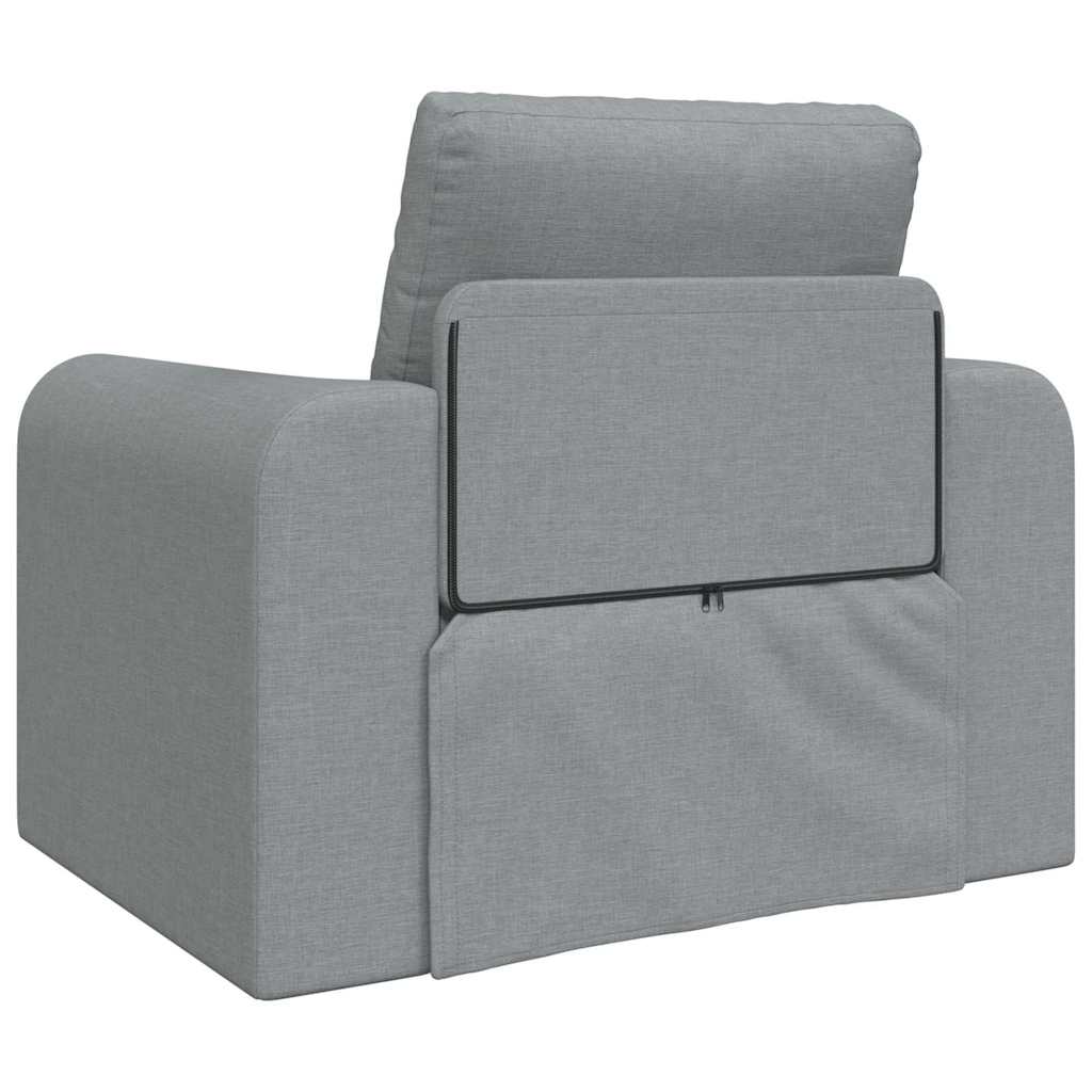 Sofá-Cama Cinzento-claro 98 x 71 x 83 cm tecido