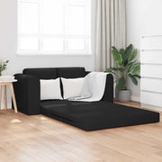 Sofá-Cama Preto 148 x 71 x 83 cm tecido