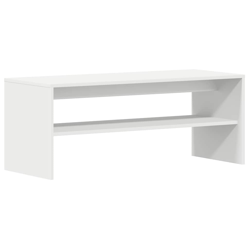 Móvel de TV 100x40x40 cm contraplacado branco