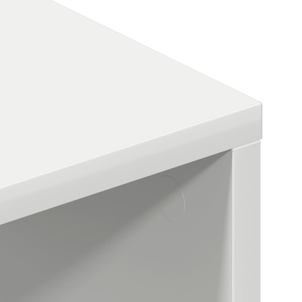 Móvel de TV 100x40x40 cm contraplacado branco