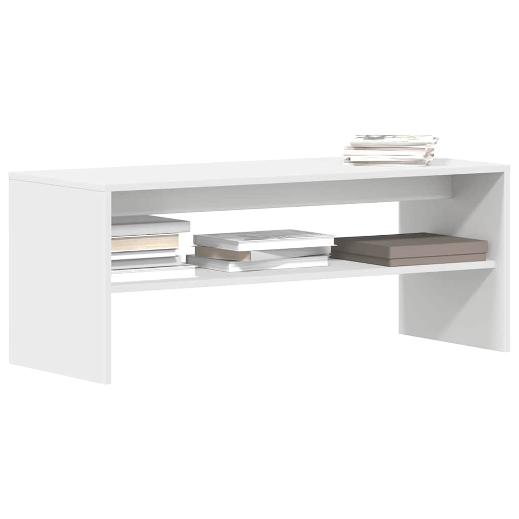 Móvel de TV 100x40x40 cm contraplacado branco