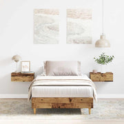 Estrutura de cama sem colchão 75x190 cm madeira velha