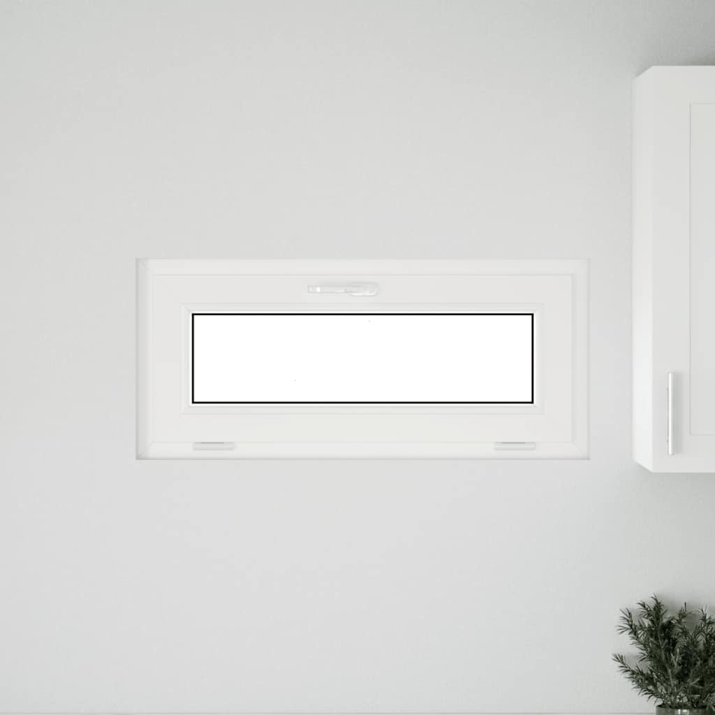 Janela de porão RISOR 90x40 cm basculante 2 vidros branco