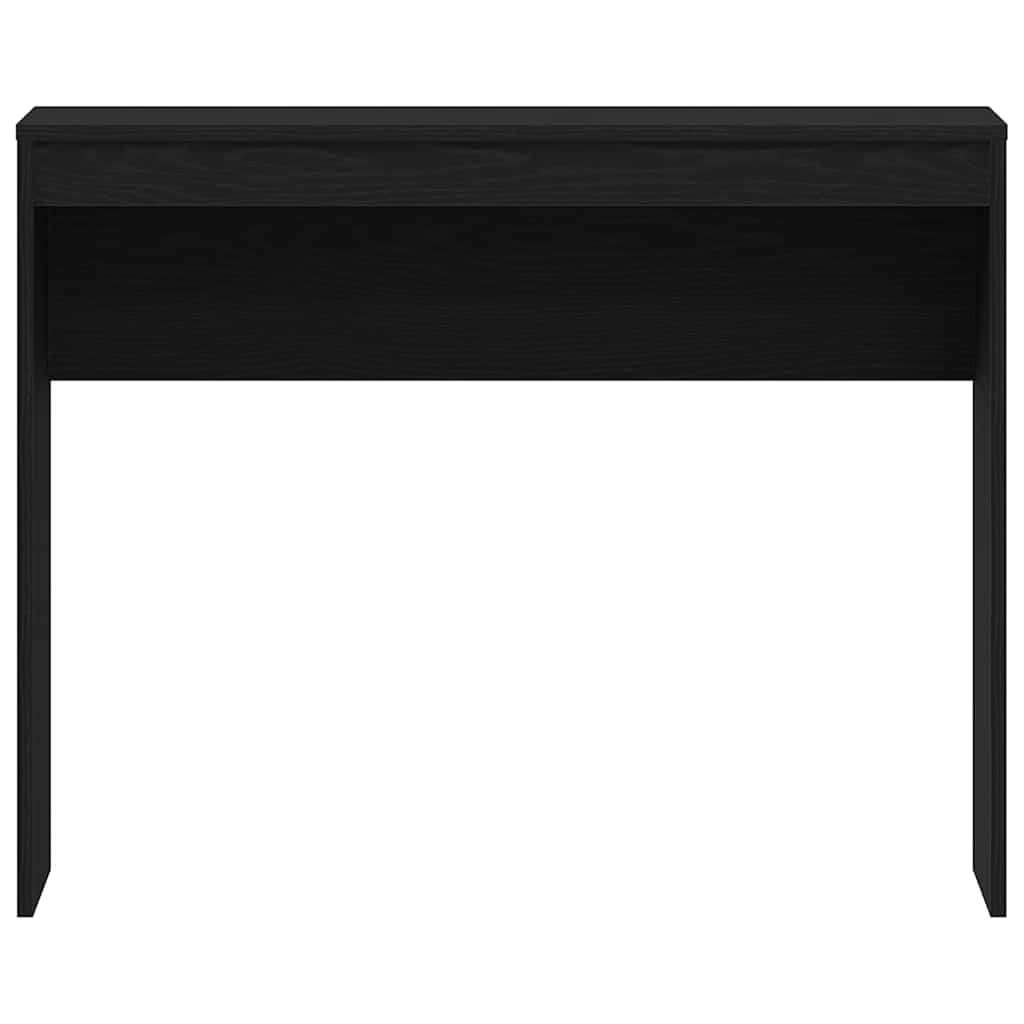 Secretária Carvalho Preto 90x40x72 cm Madeira Engenheirada