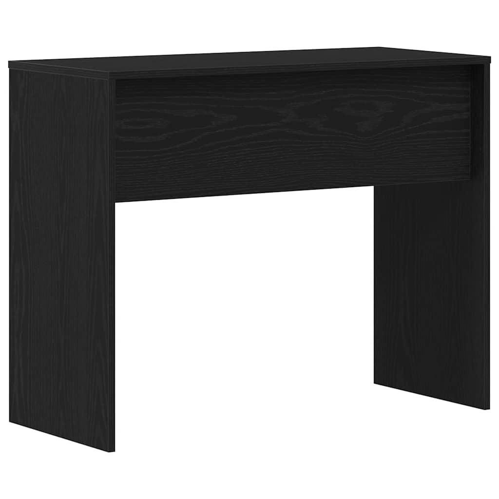 Secretária Carvalho Preto 90x40x72 cm Madeira Engenheirada