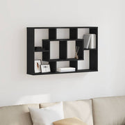 Prateleira de Parede Carvalho preto 85 x 16 x 52,5 cm