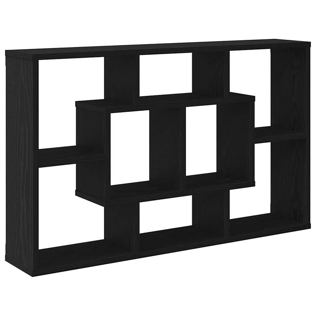 Prateleira de Parede Carvalho preto 85 x 16 x 52,5 cm