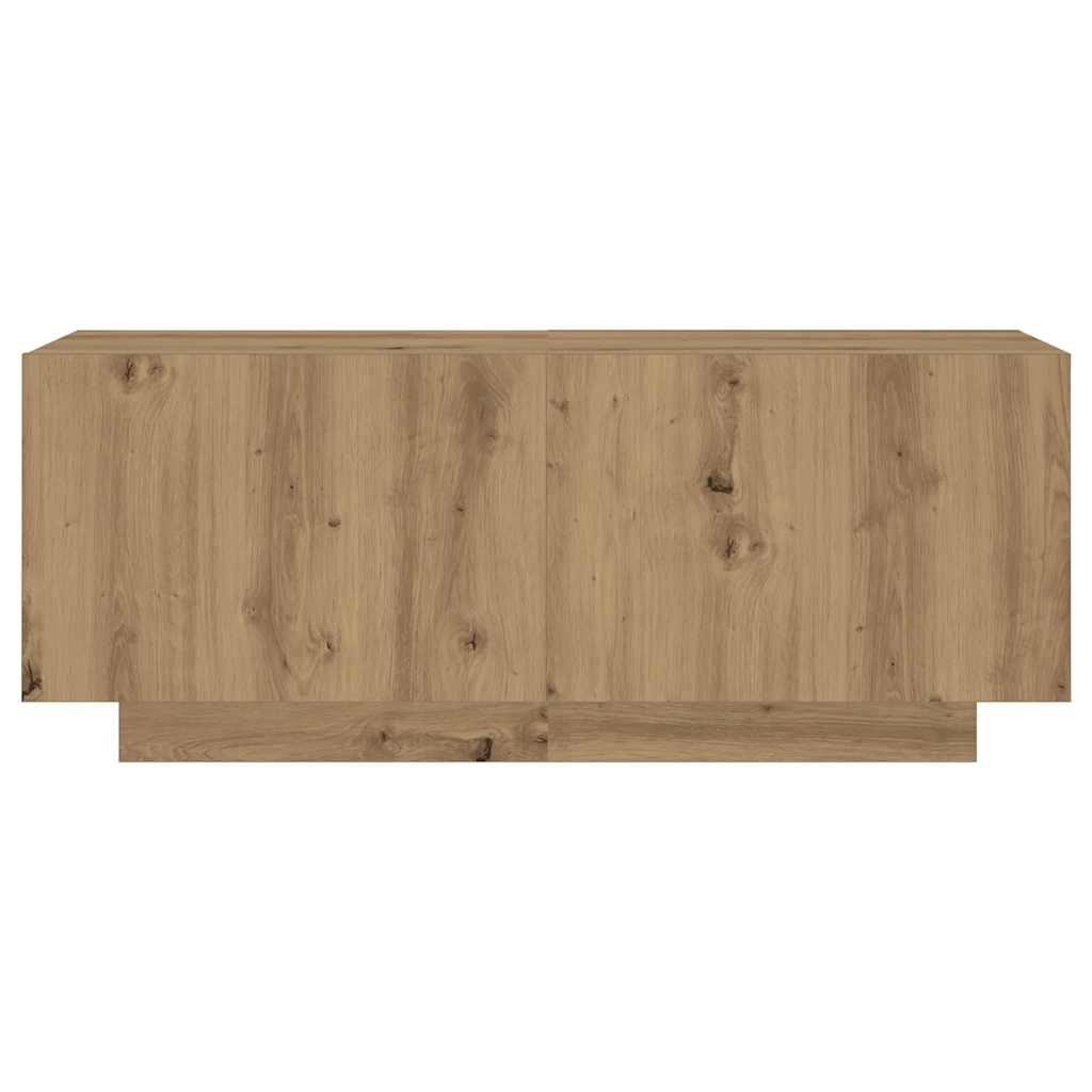 Móvel de TV com luzes LED derivados madeira carvalho artisiano