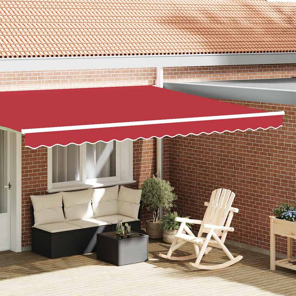 Valência de Toldos Vermelho 4,3 x 0,2 m lona