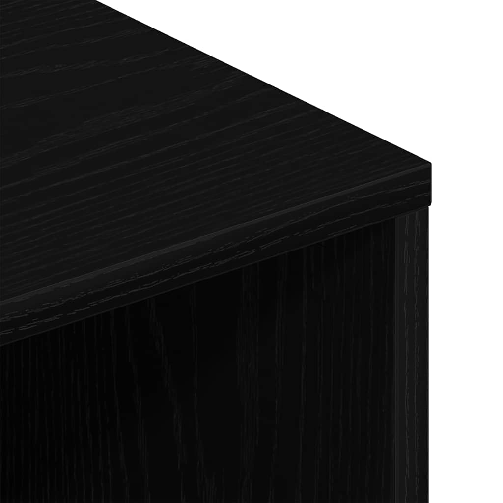 Móvel de TV 120x40x40 cm derivados de madeira carvalho preto