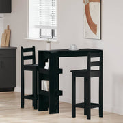 Mesa de Bar de Parede Carvalho preto 102 x 55 x 103.5 cm