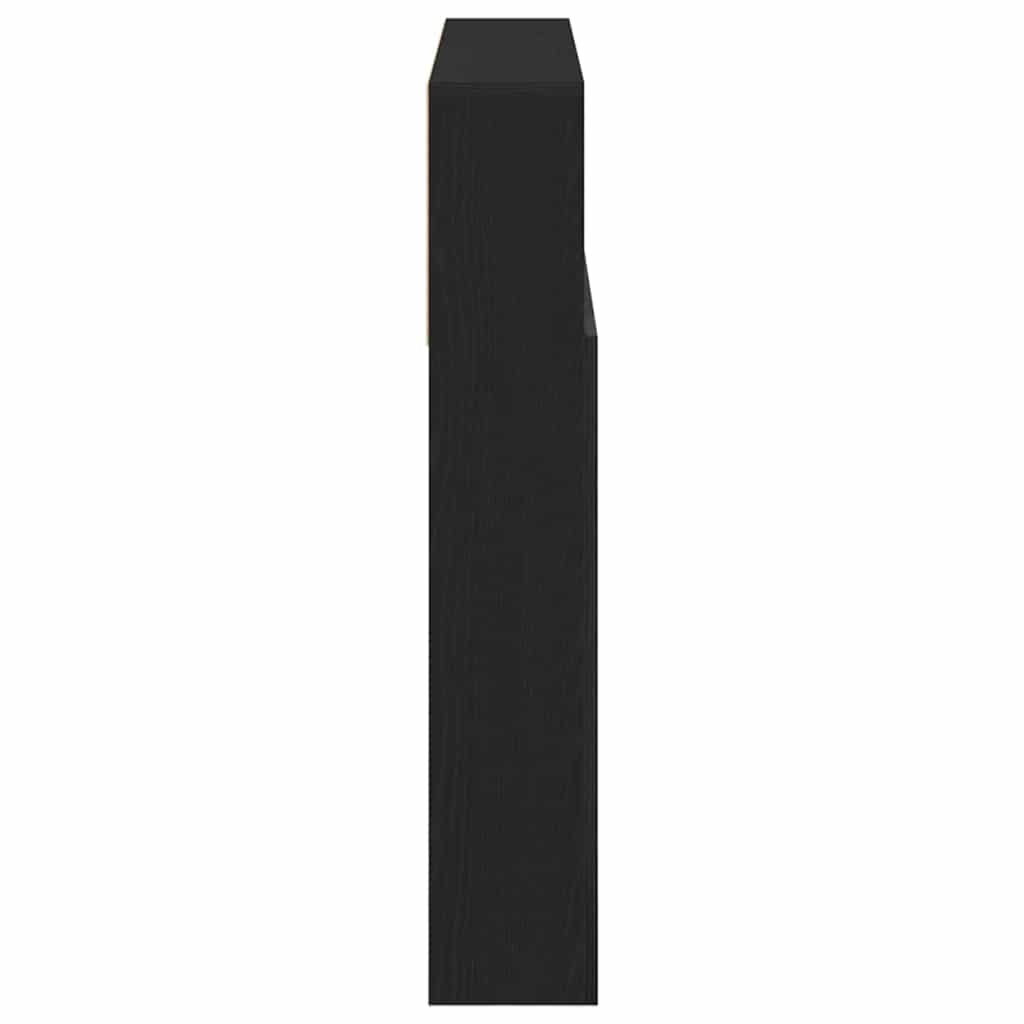 Cabeceira com Armário Carvalho preto 140 x 19 x 103.5 cm