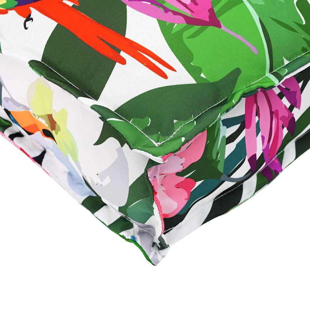 Almofada de palete para encosto Multicolor 80 x 40 x 12 cm