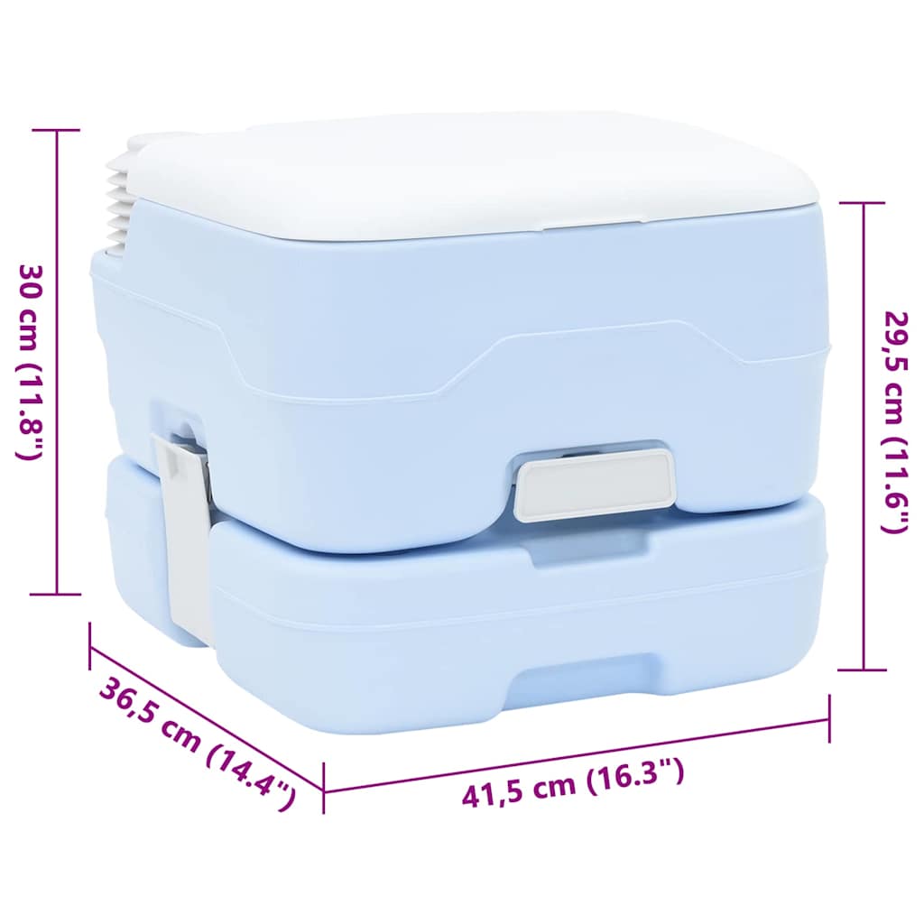 Vaso Sanitário Portátil para Camping 41.5 x 36.5 x 30 cm