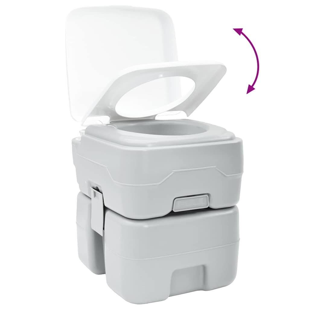 Vaso Sanitário de Camping Cinzeto 41,5 x 36,5 x 42 cm