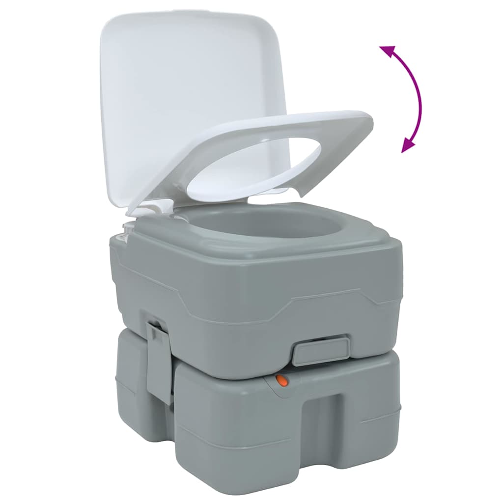 Vaso Sanitário Portátil para Camping 41.5 x 36.5 x 37.5 cm