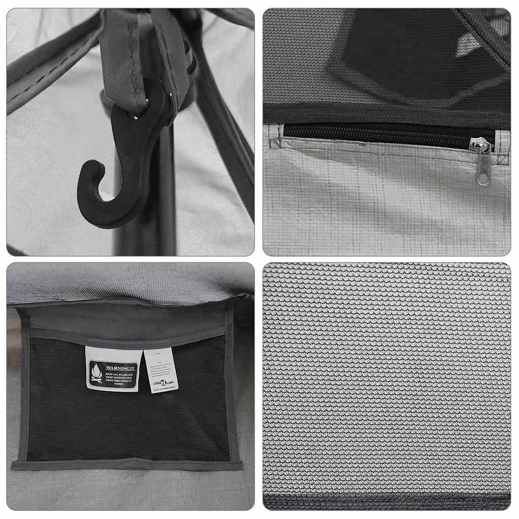 Tenda interior Preto 240 x 160 x 133 cm Malha