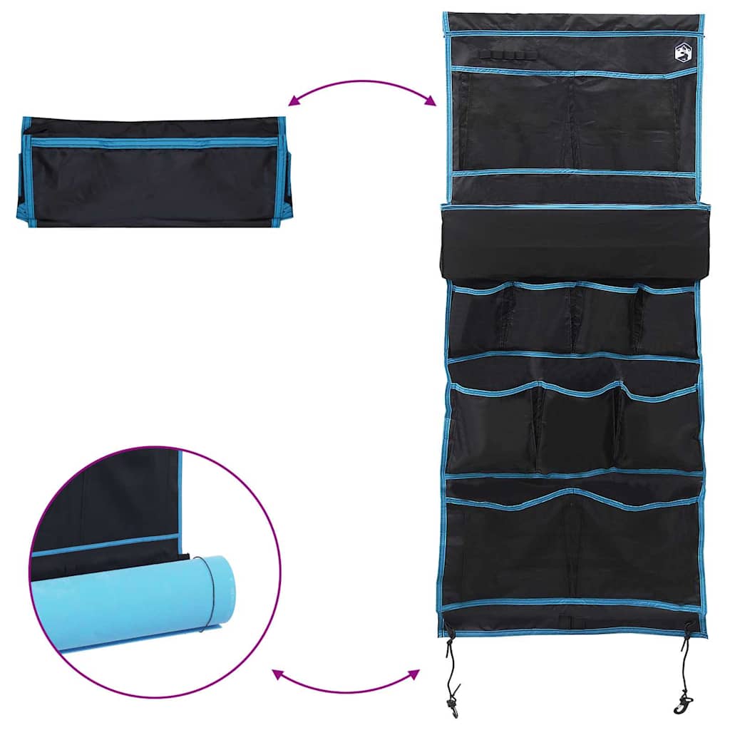 Bolsa de armazenamento Preto e Azul 161 x 58.5 cm oxford