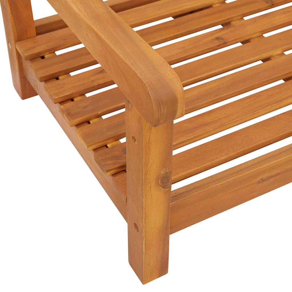 Banco de Balanço para Jardim Castanho 119 x 35 x 47cm