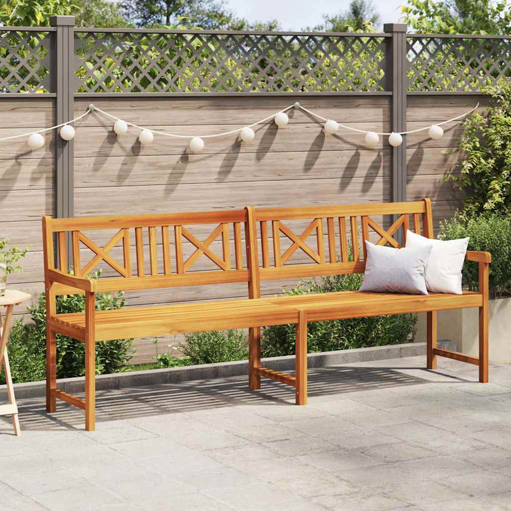 Banco de jardim Castanho 220 x 56 x 90cm