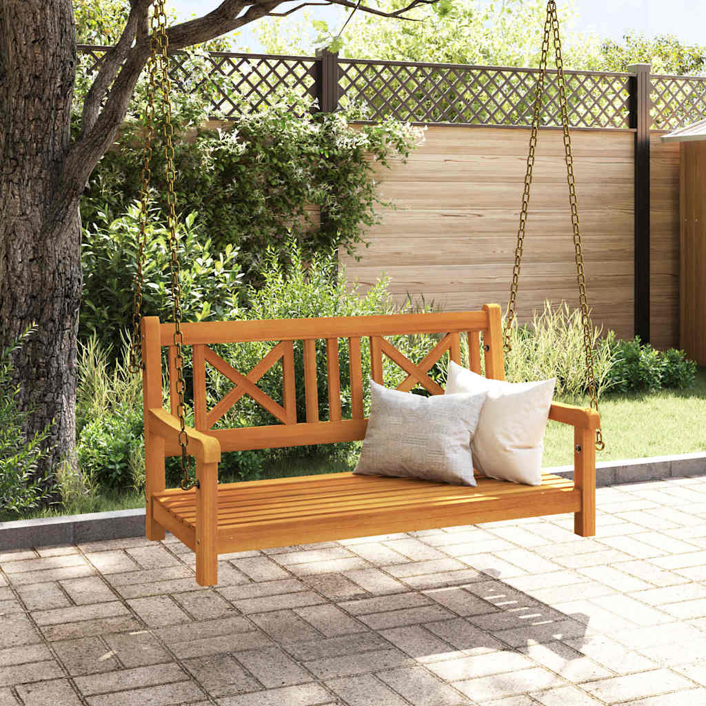 Banco de Balanço para Jardim Castanho 119 x 35 x 47cm