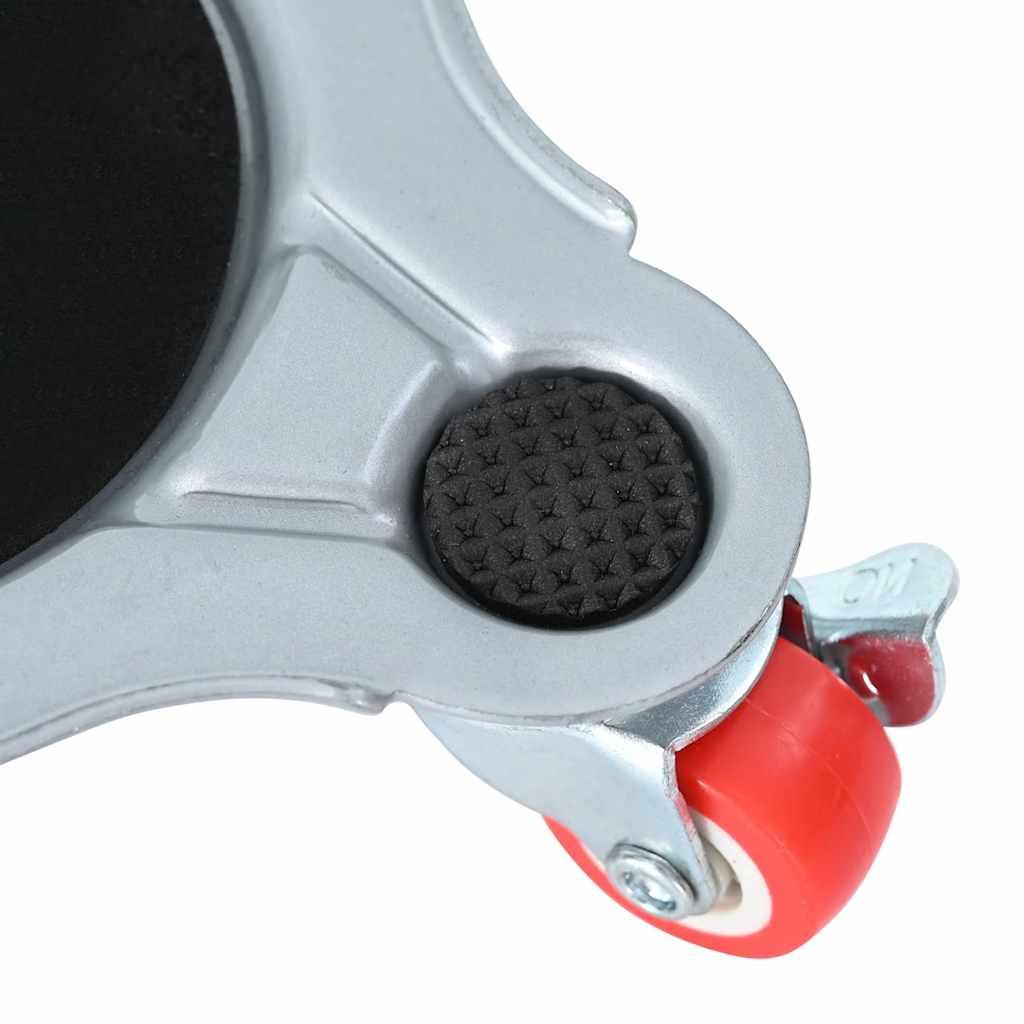 Rolos para móveis 4 peças com elevador 14,5x13,5x4 cm Aço 400 kg