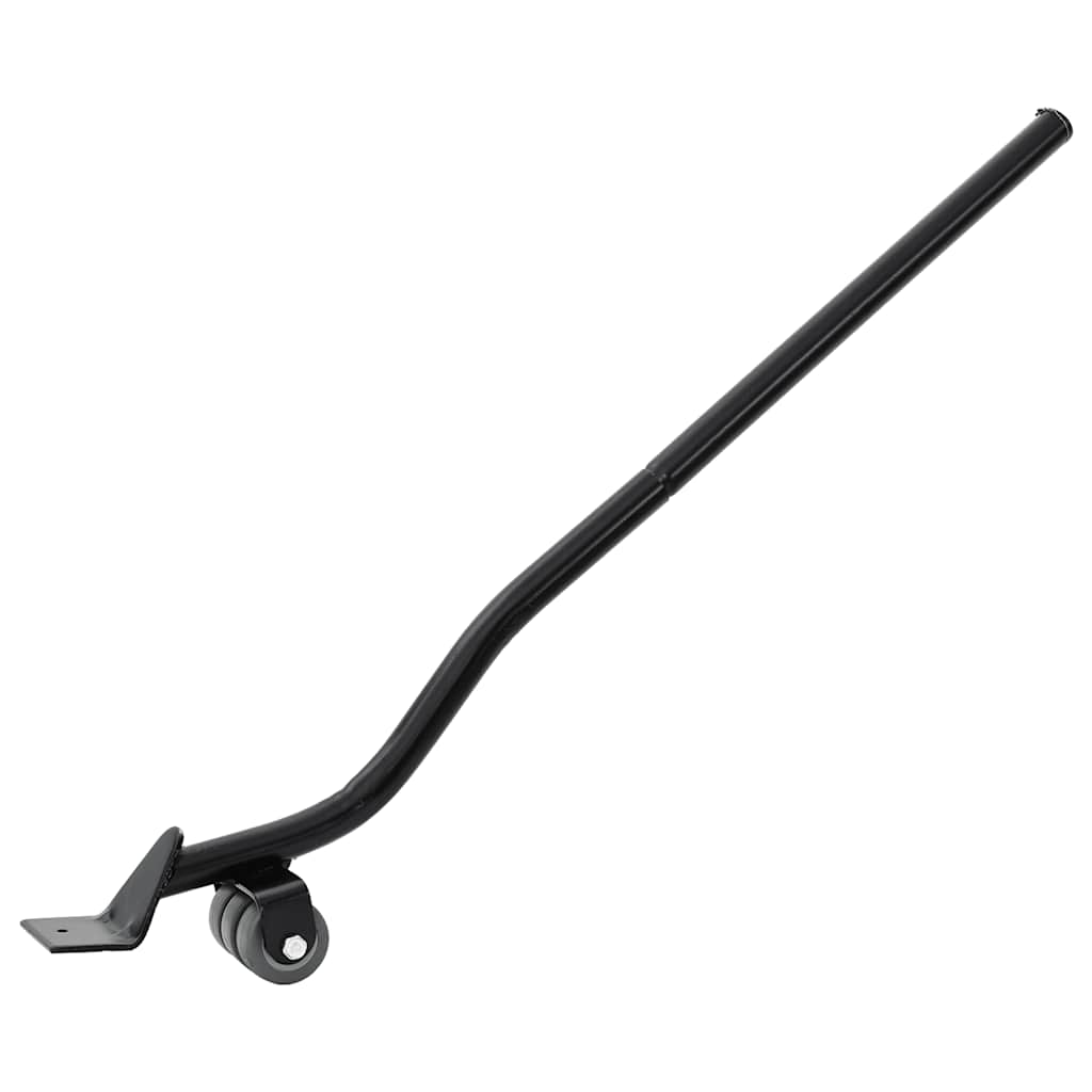 Rolos para móveis 4 peças com elevador preto 13,5x13,5x4,2 cm 300 kg