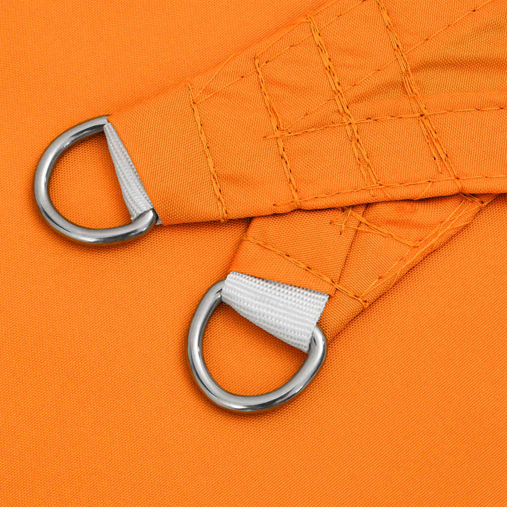 Para-sol estilo vela 7x5x5 m oxford 100% poliéster laranja