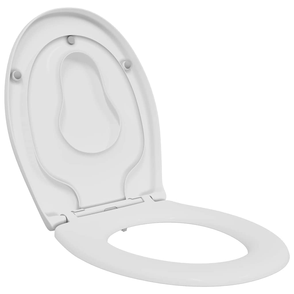 Assento de Toilette de Liberação Rápida Branco