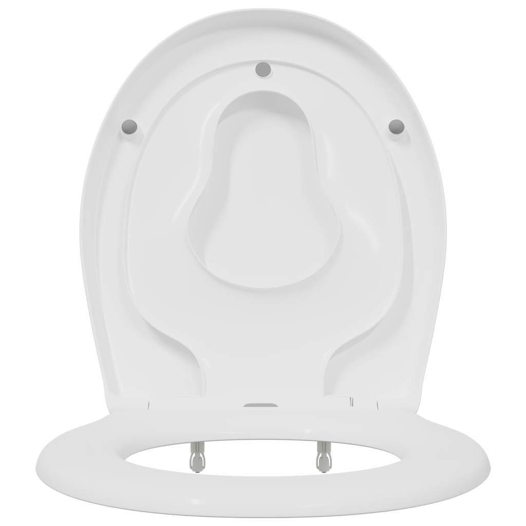 Assento de Toilette de Liberação Rápida Branco