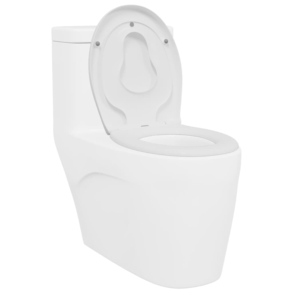 Assento de Toilette de Liberação Rápida Branco