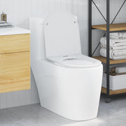 Assento de Toilette de Liberação Rápida Branco