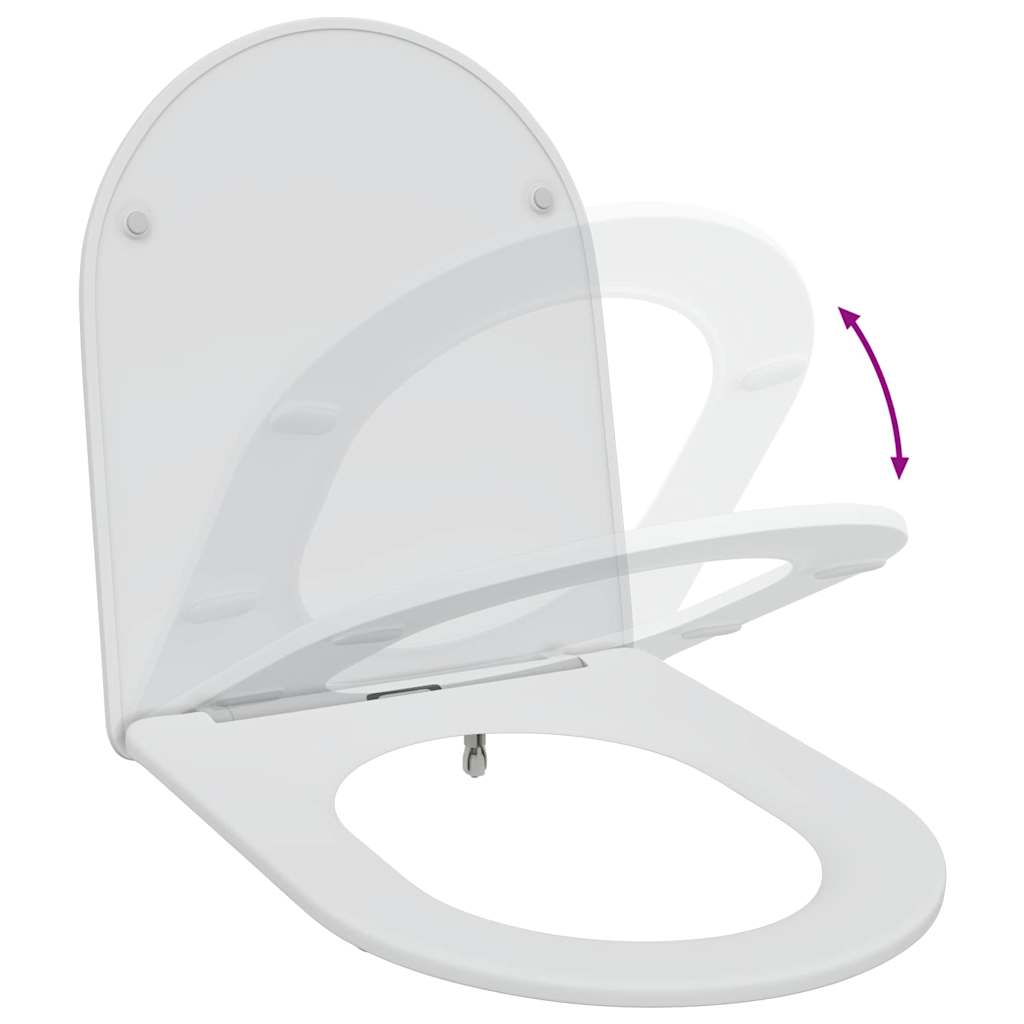 Assento de Toilette de Liberação Rápida Branco