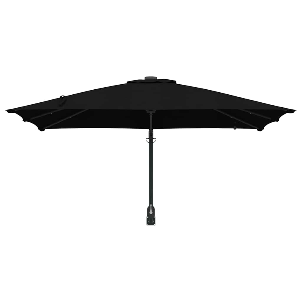Guarda-sol de Jardim Preto 248,5 x 247,5 x 160 cm tecido
