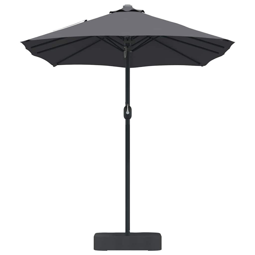 Guarda-sol de Jardim Antracite 385 x 209 x 244 cm tecido