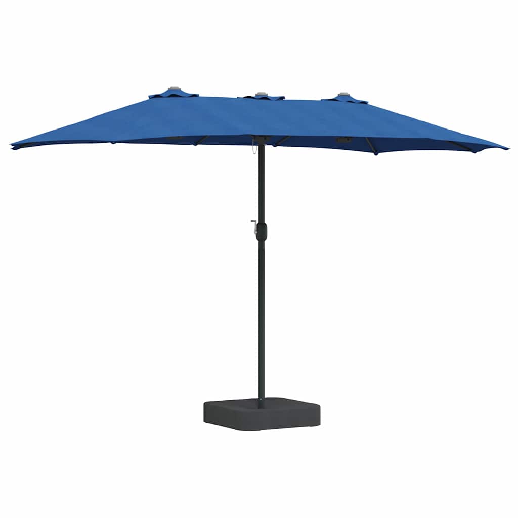 Guarda-sol de Jardim Azul 385 x 209 x 244 cm tecido