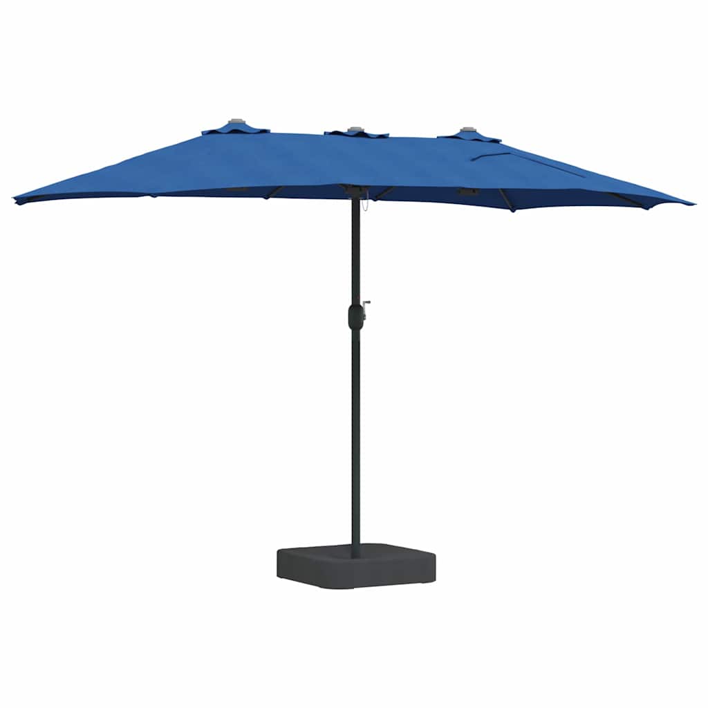 Guarda-sol de Jardim Azul 385 x 209 x 244 cm tecido