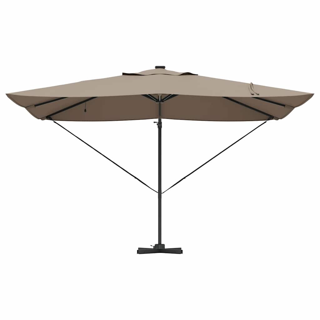 Guarda-sol Roma de Braço Articulado com luzes de tira LED