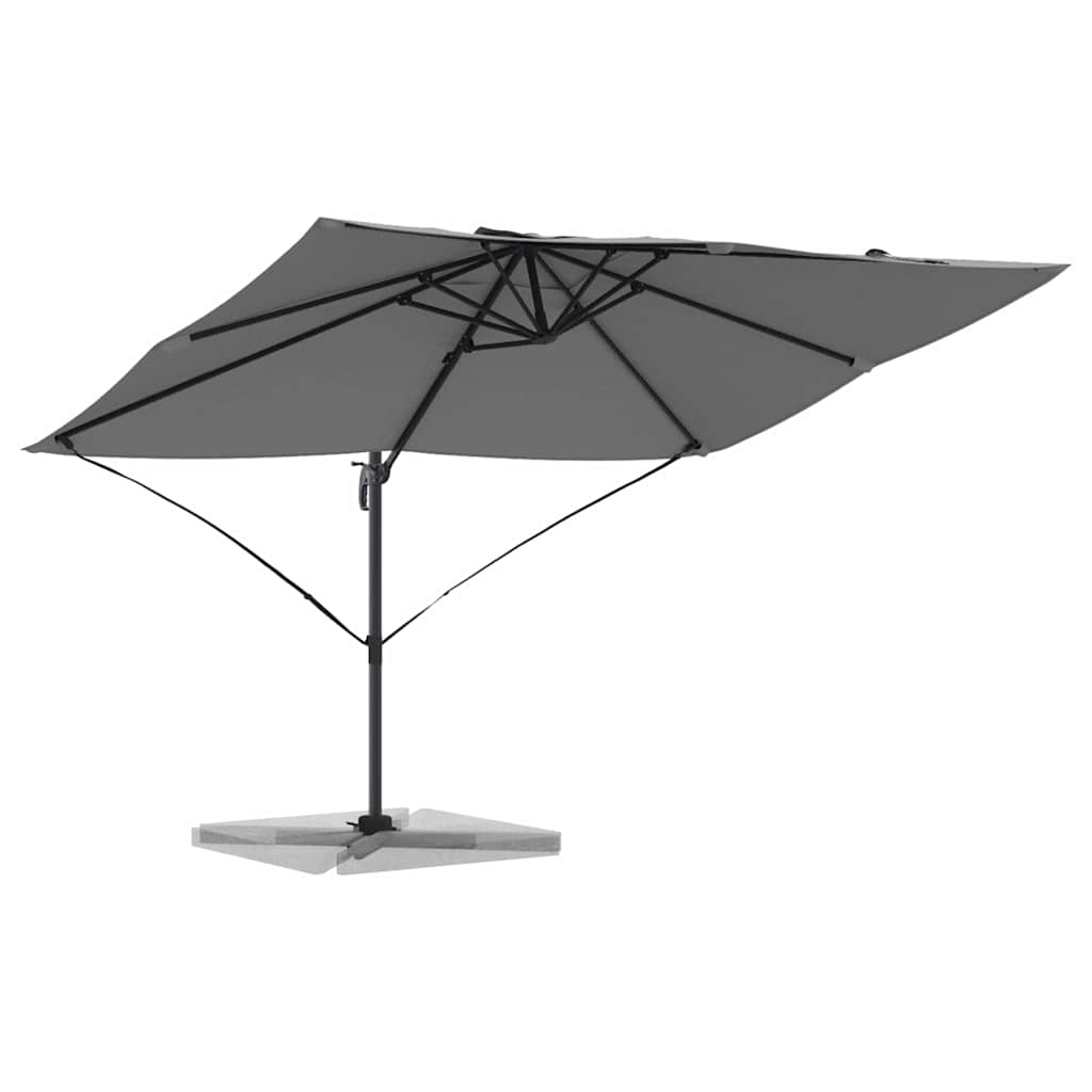 Guarda-sol Roma de Braço Articulado Antracite e Preto