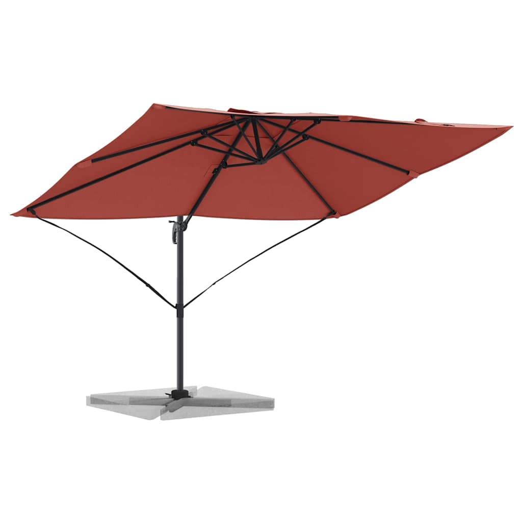 Guarda-sol Roma de Braço Articulado Vermelho e Preto