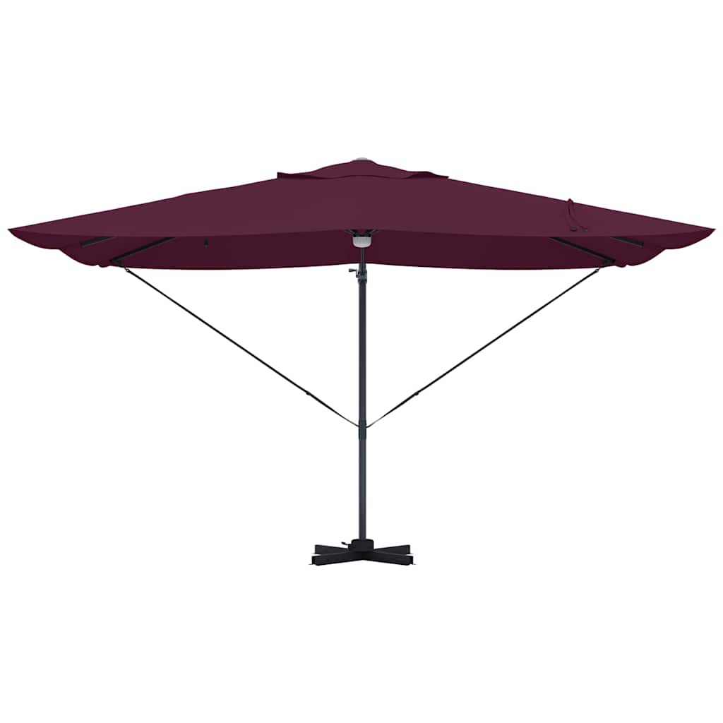 Guarda-sol Roma de Braço Articulado Vermelho e Preto