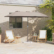Guarda-sol de Jardim Cinzento-acastanhado 370 x 197 x 239 cm