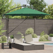 Guarda-sol de Bananeira Cantilever Verde 294 x 294 x 248 cm