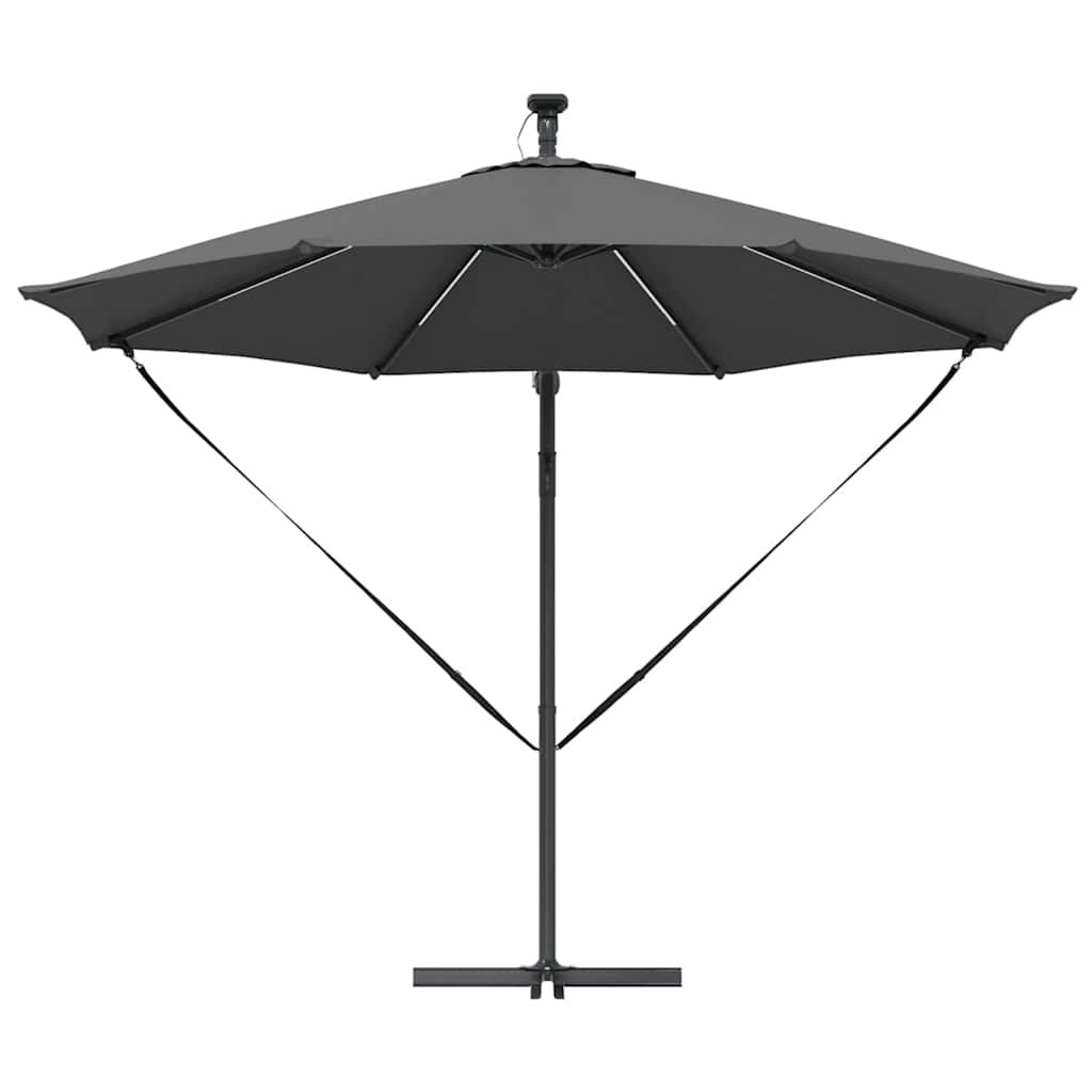 Guarda-sol de Bananeira Cantilever Antracite 294 x 294 x 248 cm