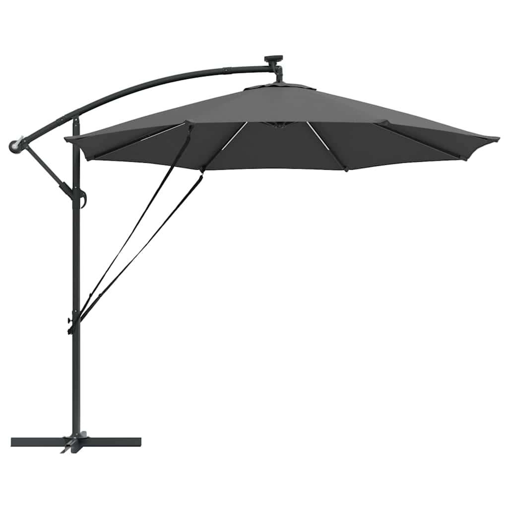 Guarda-sol de Bananeira Cantilever Antracite 294 x 294 x 248 cm
